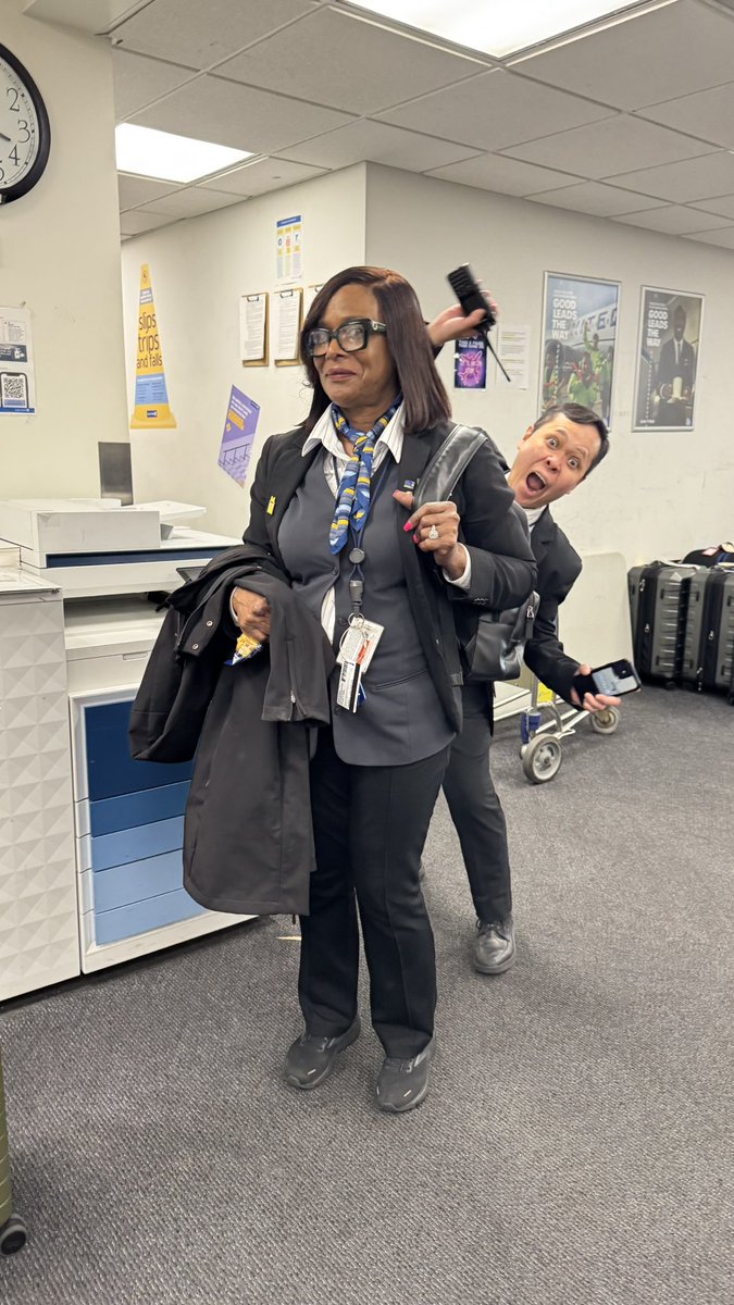 Love ❤️ the Smiles Take Care and Be Safe   <a href="/weareunited/">We Are United</a> <a href="/united/">United Airlines</a> <a href="/AOSafetyUAL/">AO Safety UAL</a>