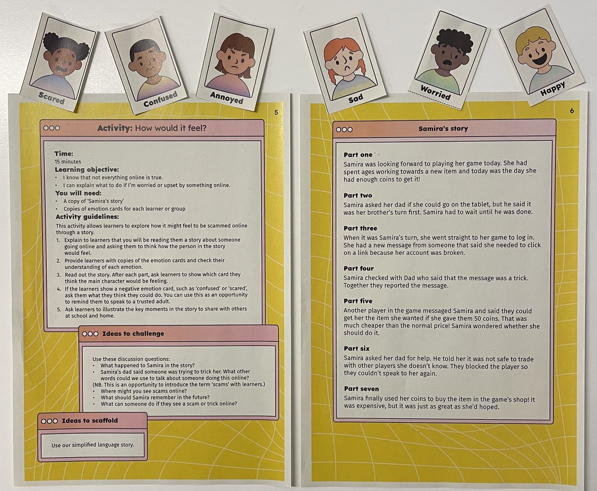 DeePointMoon's tweet image. Internet Safety Day 2025!💻
We had a discussion about the importance of staying safe online & what to do when faced with different situations. Here are some of the activities that we did to celebrate internet safety day.
Well done everyone!👏🏻 @DeePointPrimary @ComputingHubFT