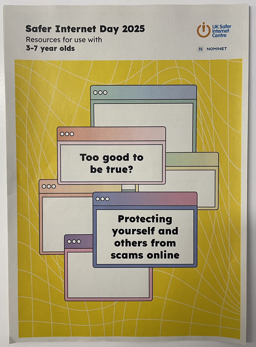 DeePointMoon's tweet image. Internet Safety Day 2025!💻
We had a discussion about the importance of staying safe online & what to do when faced with different situations. Here are some of the activities that we did to celebrate internet safety day.
Well done everyone!👏🏻 @DeePointPrimary @ComputingHubFT