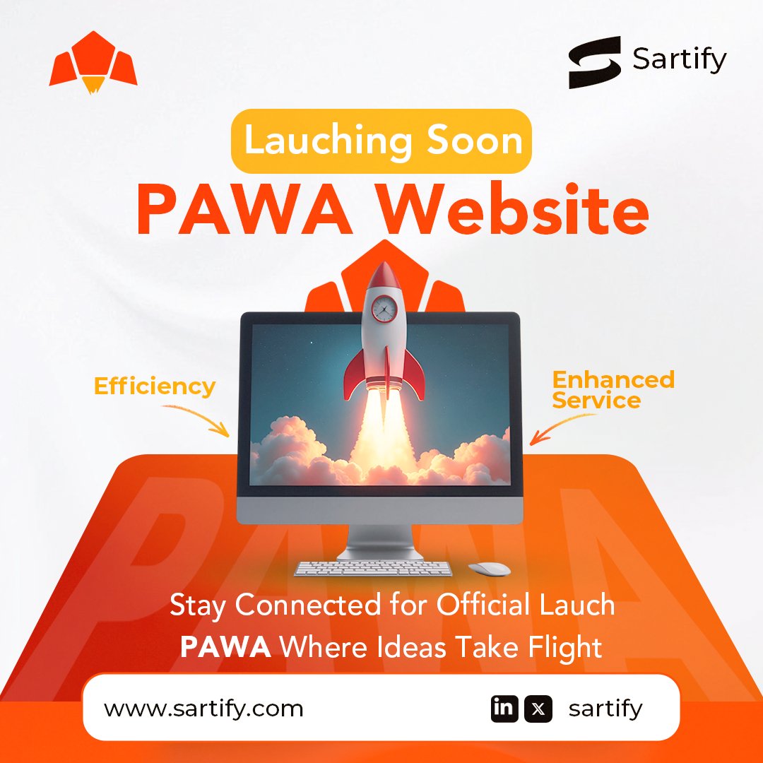 🚀 PAWA AI  Website is Launching Soon! Stay Tuned!

Big news! 🎉 The PAWA AI Website is almost here, bringing efficiency, innovation, and enhanced services to elevate your digital experience!

Get ready for a new era of #AI

🌐 sartify.com
🔗 Follow us: <a href="/sartify_co/">Sartify LLC</a>