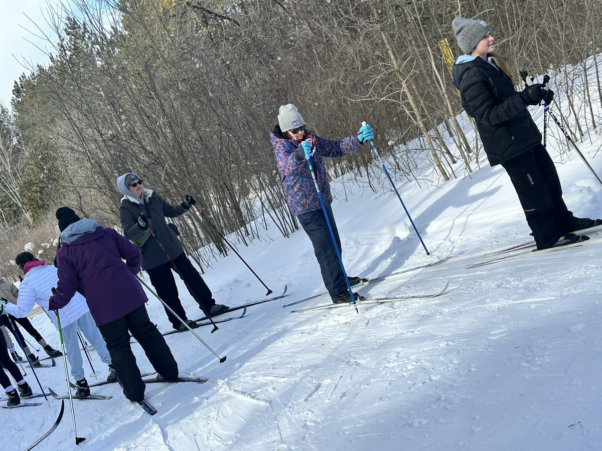 Cross country skiing at <a href="/CataraquiCA/">Cataraqui Conservation</a> was amazing. Thanks to the staff for your patience and kindness to all the new skiers who came with me today. The 7/8’s rocked it! <a href="/alcdsb_mart/">St. Martha Kingston</a>