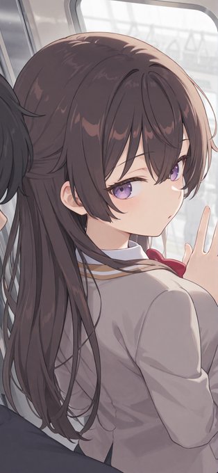 仕事行ってきます
電車だ 