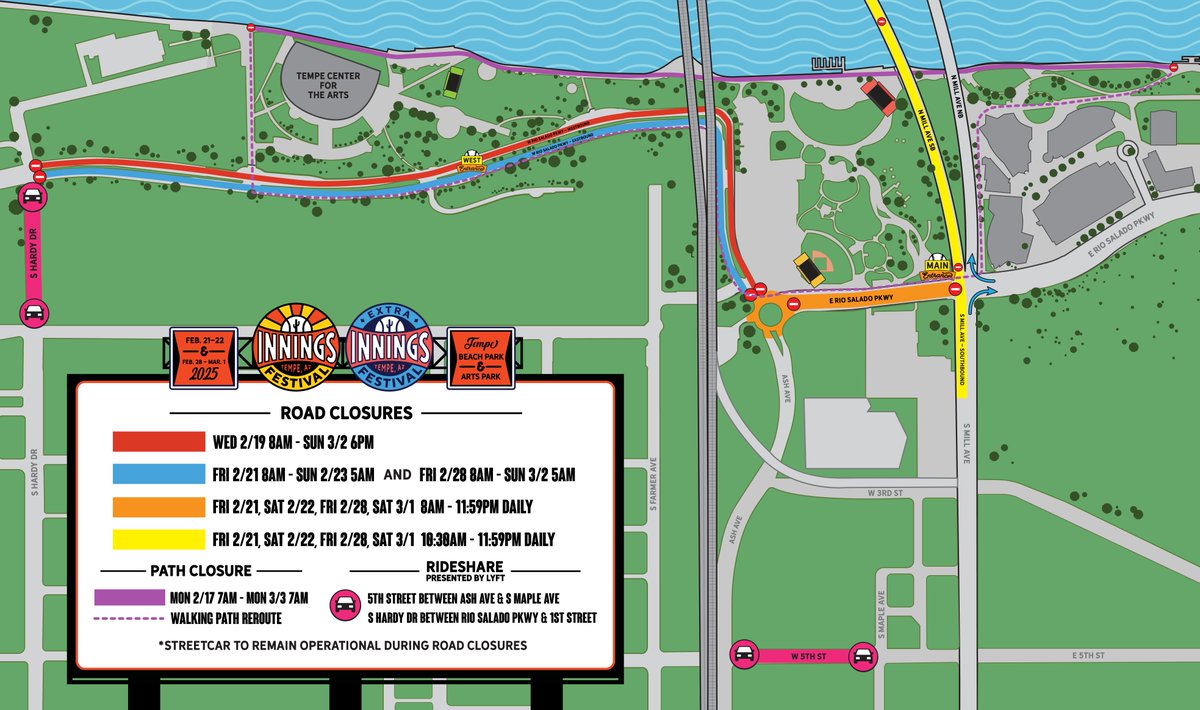 Innings Festival and Extra Innings Festival are can't-miss Spring Training celebrations for music lovers and passionate baseball fans. Both two-day festivals take place over two weekends at Tempe Beach Park. If you plan to go or will be in the area, learn all the details
