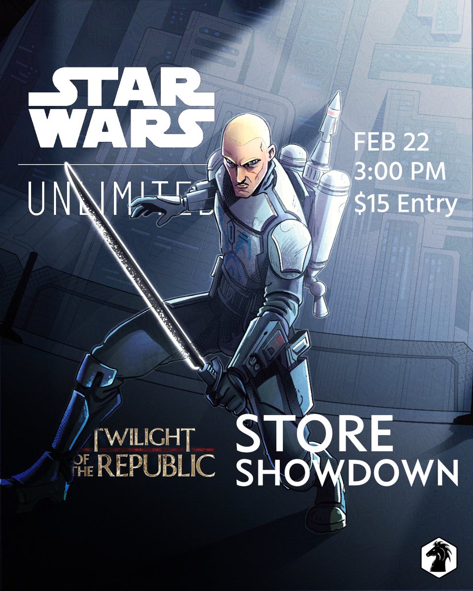 A short time from now in a local game store close by.... A store showdown is about to go down. Compete against other players and prove your deck is the best in the galaxy (well store...) 

To pre-register see boardgames.ca/events

#swu #starwarsunlimited #storeshowdown