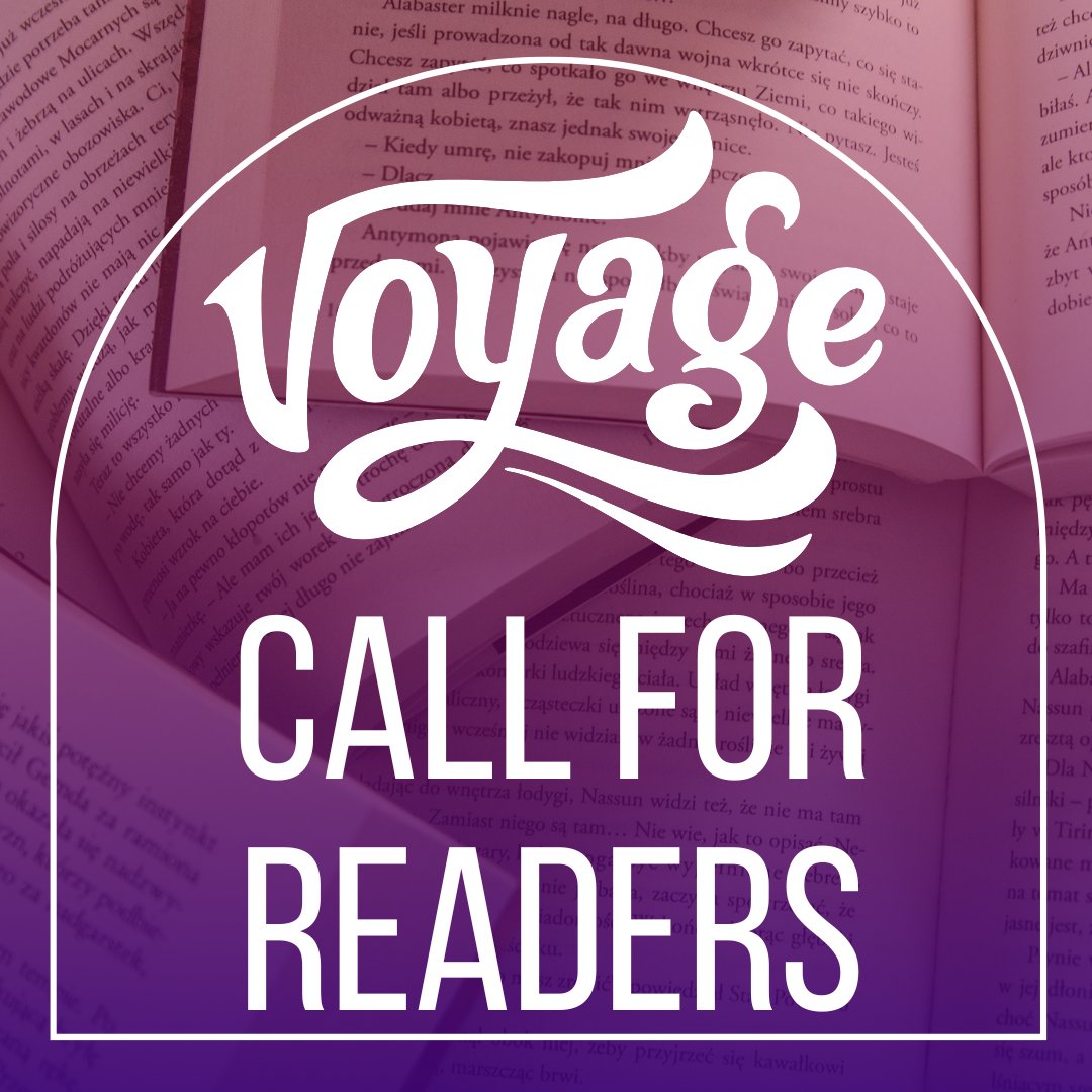 voyage_ya's tweet photo. Interested in joining the Voyage YA team by Uncharted as a reader?

Readerships are unpaid and strictly volunteer-based. Please send a cover letter, résumé, and at least one writing sample in a single file. We look forward to hearing from you!

Apply here: https://t.co/pjG2z23o0v https://t.co/gYpyi4W2iJ