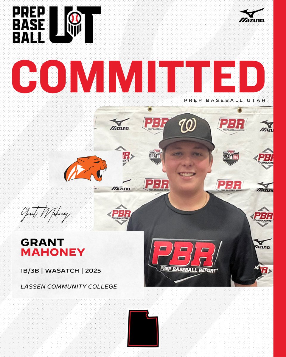 🚨𝐂𝐎𝐌𝐌𝐈𝐓𝐌𝐄𝐍𝐓 𝐀𝐋𝐄𝐑𝐓🚨

'25 1B/3B Grant Mahoney (Wasatch) has announced his commitment to Lassen Community College.

Profile➡️ loom.ly/lP163Ps
Commitment Board➡️ loom.ly/XlKArhA

<a href="/Mahoney11Grant/">Grant Mahoney</a> | #BeSeen