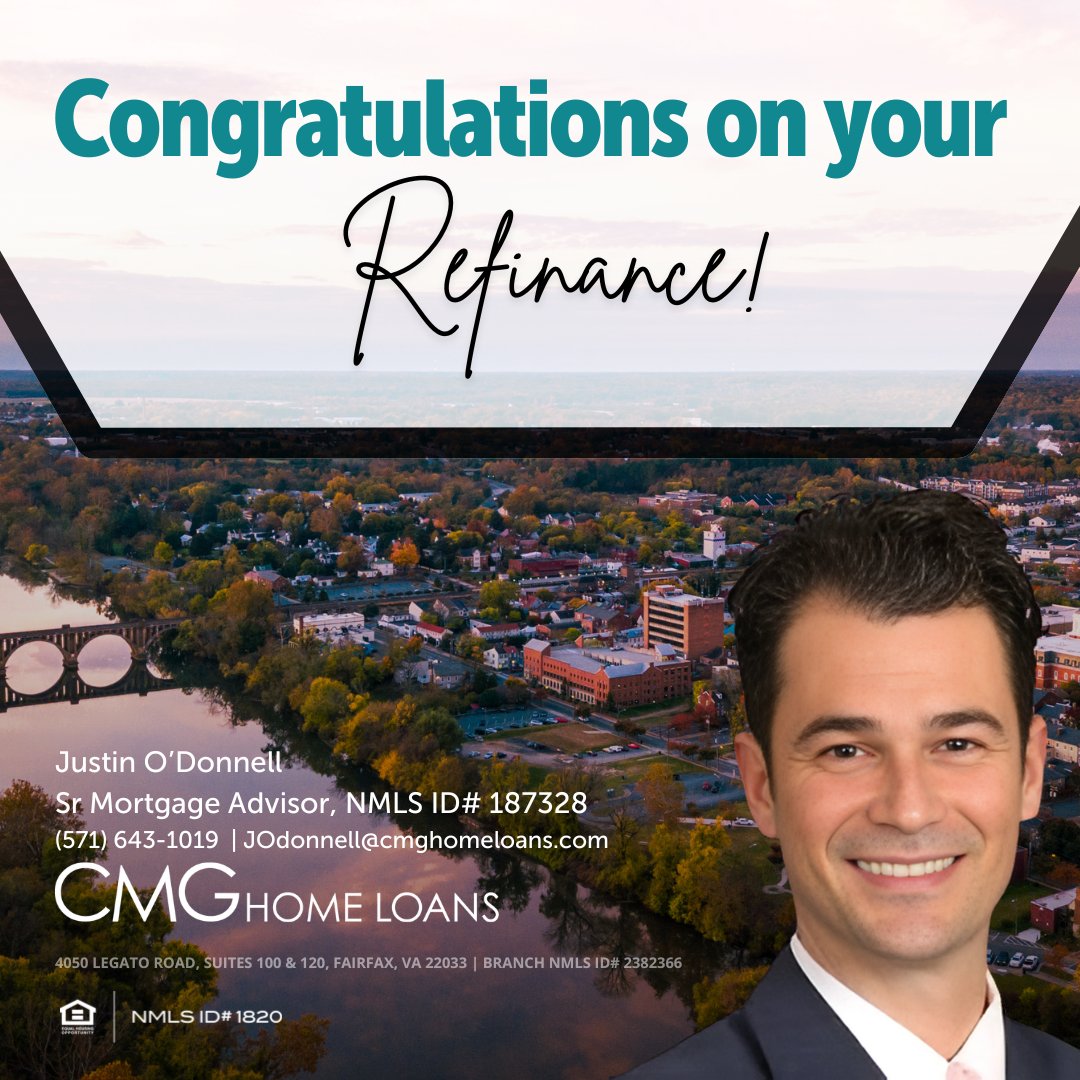 JustinOD_MTG's tweet photo. Cheers to Gary for making a great financial move! 🏡✨ Refinancing means lower rates, better terms, and more savings. Ready to explore your refinancing options? Let’s chat! 📲 

#realestate #realty #broker #realtor #realestateagent #realestateinvesting #property https://t.co/66yN5p7JDw