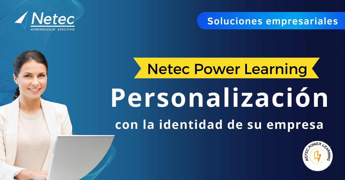 netec's tweet image. Con #NetecPowerLearning ⚡tu y tus colaboradores podrán obtener todos los recursos necesarios para lograr la adopción del conocimiento en su organización 🤓 y elevar la efectividad de sus programas de aprendizaje. hubs.ly/Q036Hw4d0