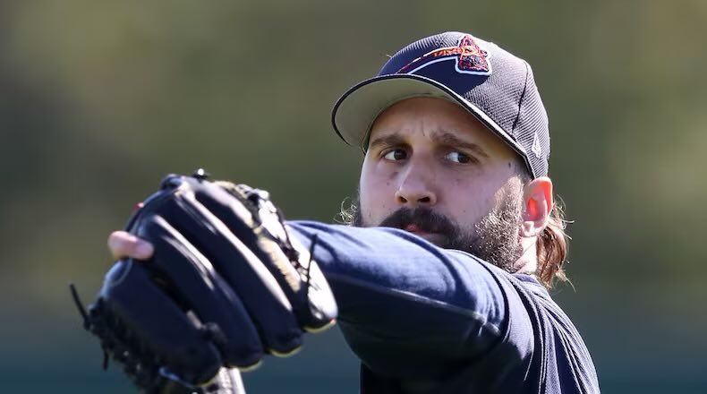 Chaz Roe, P, 2016, 2017 <a href="/Braves/">Atlanta Braves</a> #Atlanta #Braves #MLB #BaseBall #FortheA #BravesCountry #ChopOn