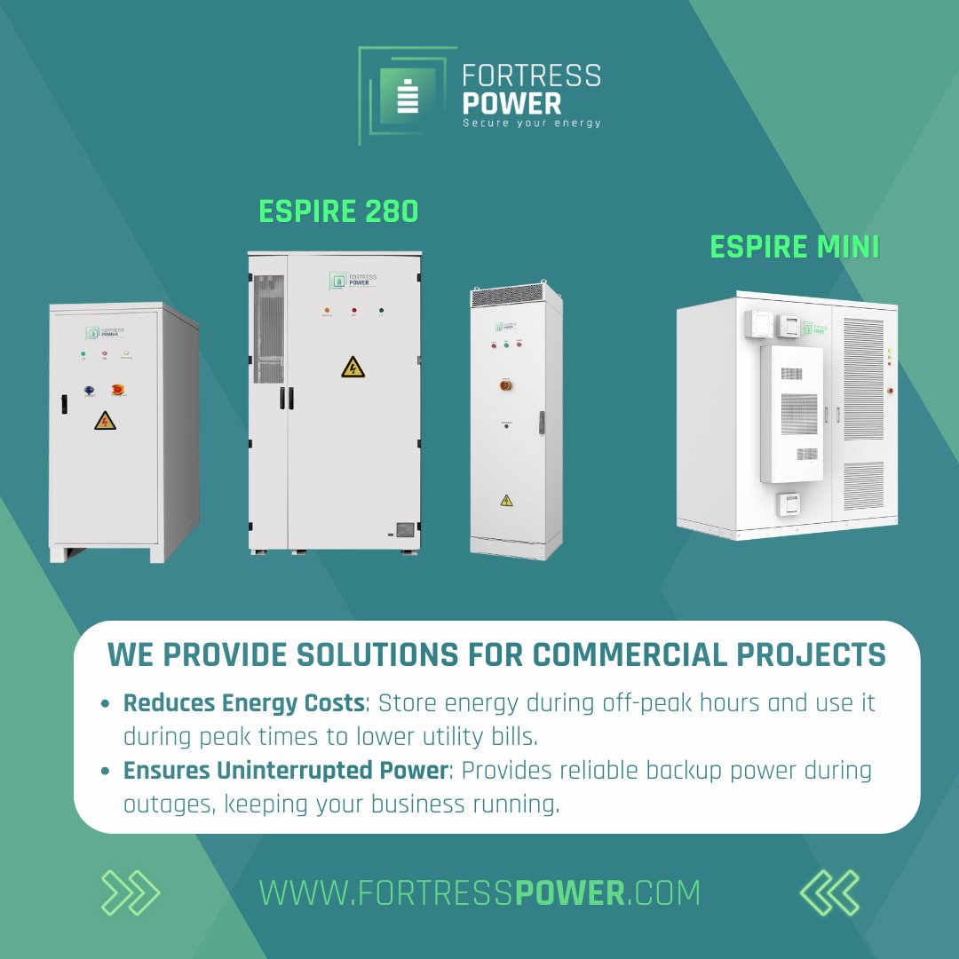 Pain Points for Businesses:

🔴 Rising Energy Costs - unpredictable and rising electricity bills.

🔴 Grid Instability and Power Outages - disrupt operations, leading to lost revenue and productivity.

Visit: fortresspower.com 

#EnergyStorage #BusinessGrowth #FortressPower