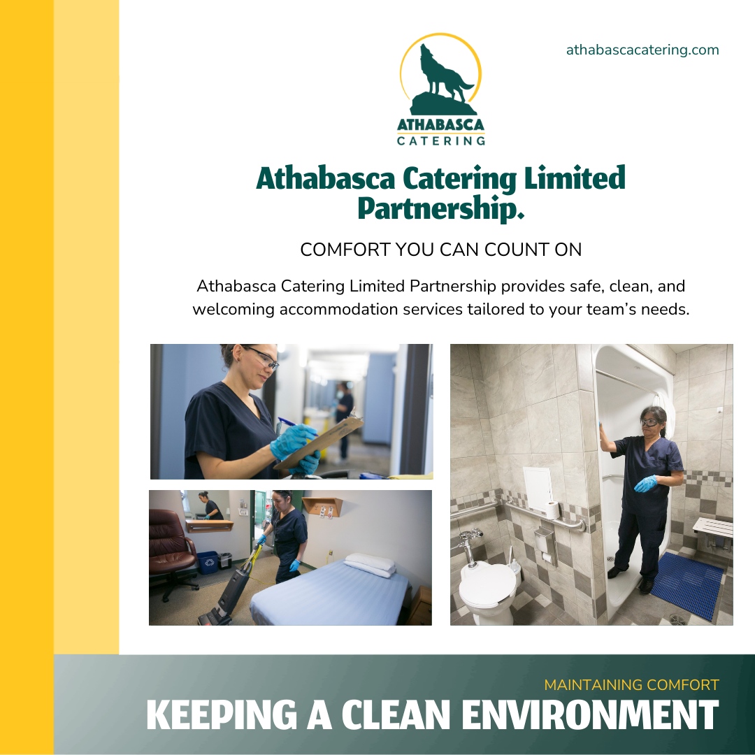 ACLP provides safe, clean, &amp; welcoming accommodation services tailored to your team’s needs. 

With housekeeping, laundry, &amp; exceptional upkeep, we ensure your crew feels at home—even in remote locations 🛏️
.
#catering #cateringservices #corporatecatering #exploration #drilling