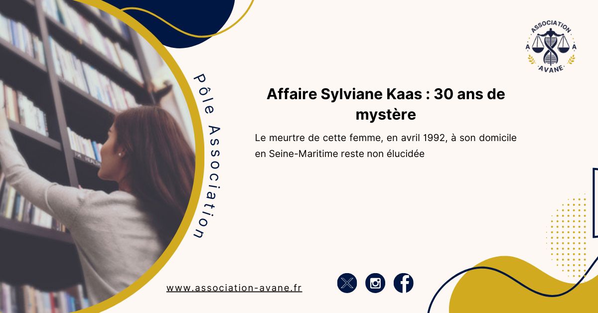 Asso_AVANE's tweet photo. Il y a 33 ans, Sylviane Kaas était tuée à son domicile. L'affaire reste à ce jour non élucidée.
https://t.co/8thh76uKVP https://t.co/8CzXLYT0Xx