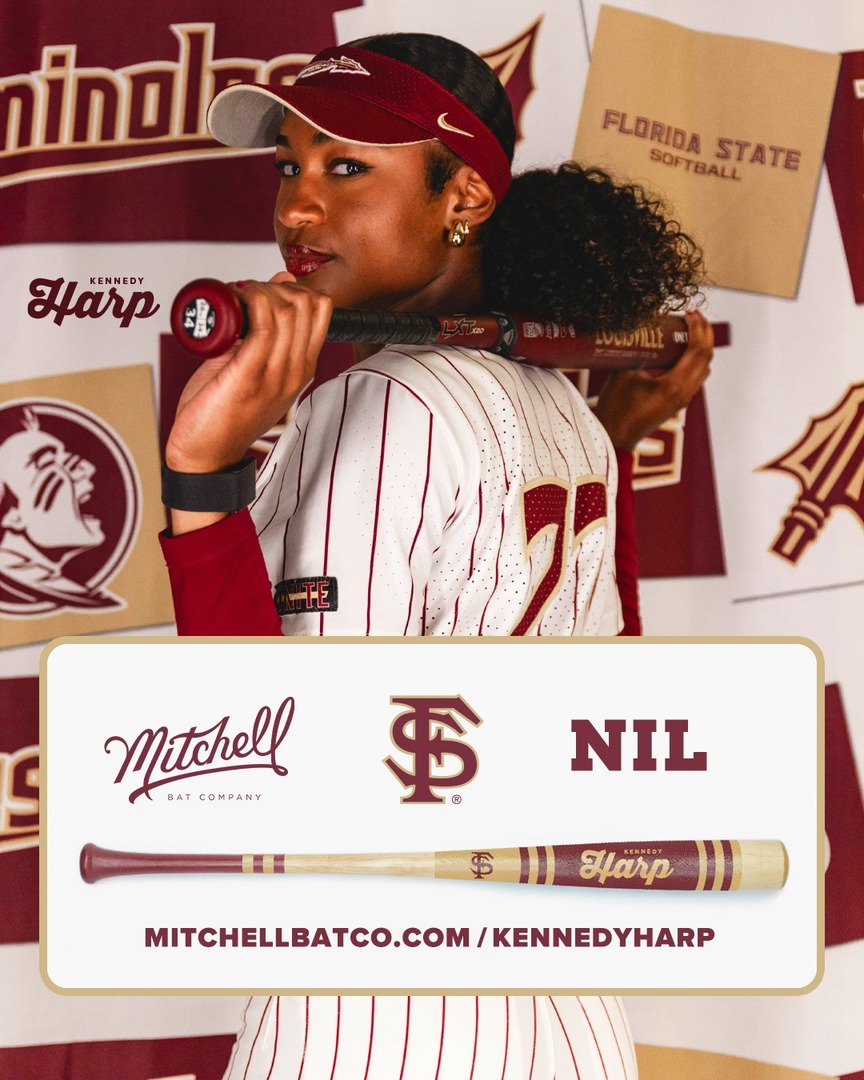 Opening Day at The Plex! To celebrate, <a href="/KennedyHarp/">Kennedy Harp</a> has teamed up with @mitchellbatco to bring you an exclusive bat. Currently, Kennedy leads all Power 4 schools with a staggering .704 batting average!

Want to grab one for yourself? Click here! 

heyor.ca/OY4SJ2