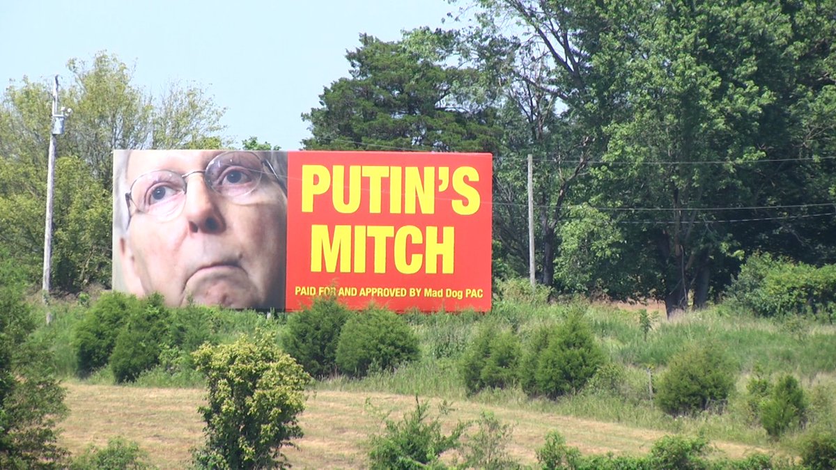 I just thought I’d review our Mitch McConnell billboards…