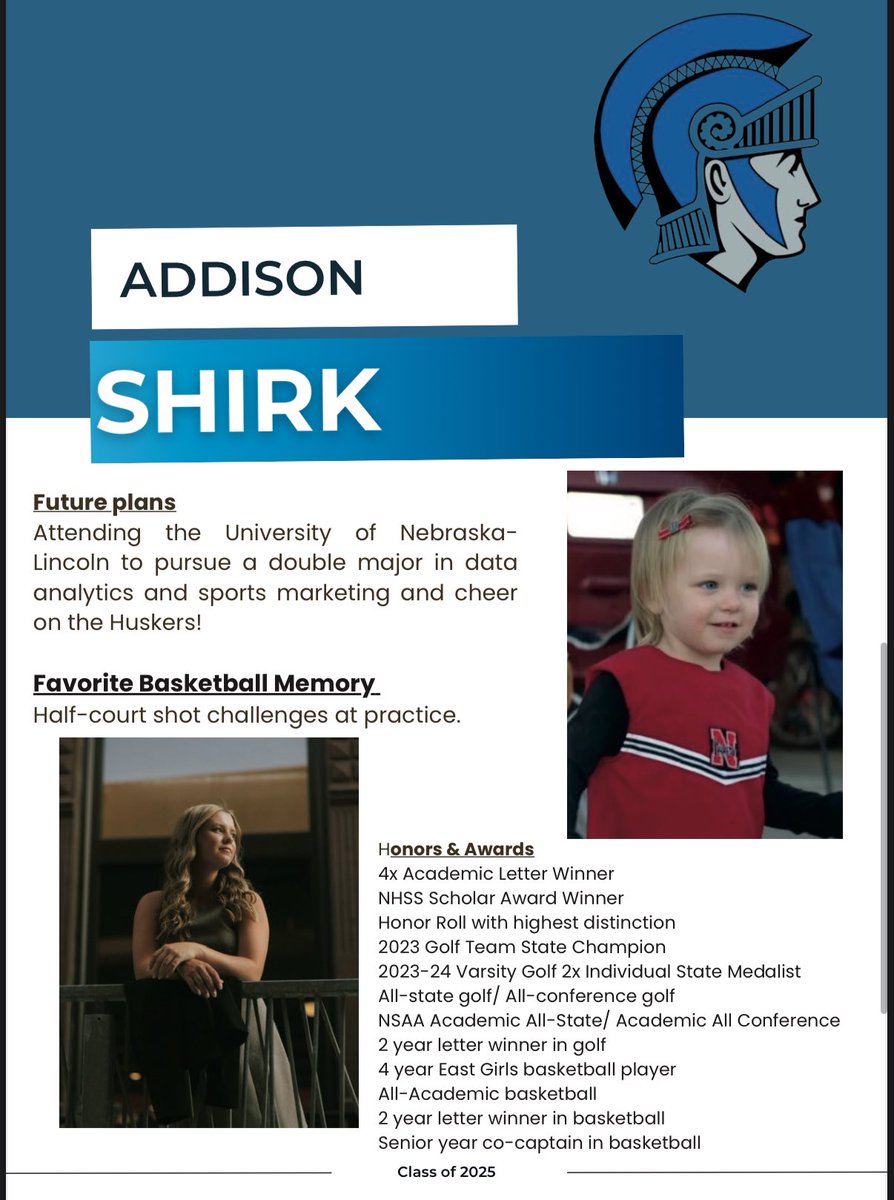 Senior Spotlight - Addison Shirk
