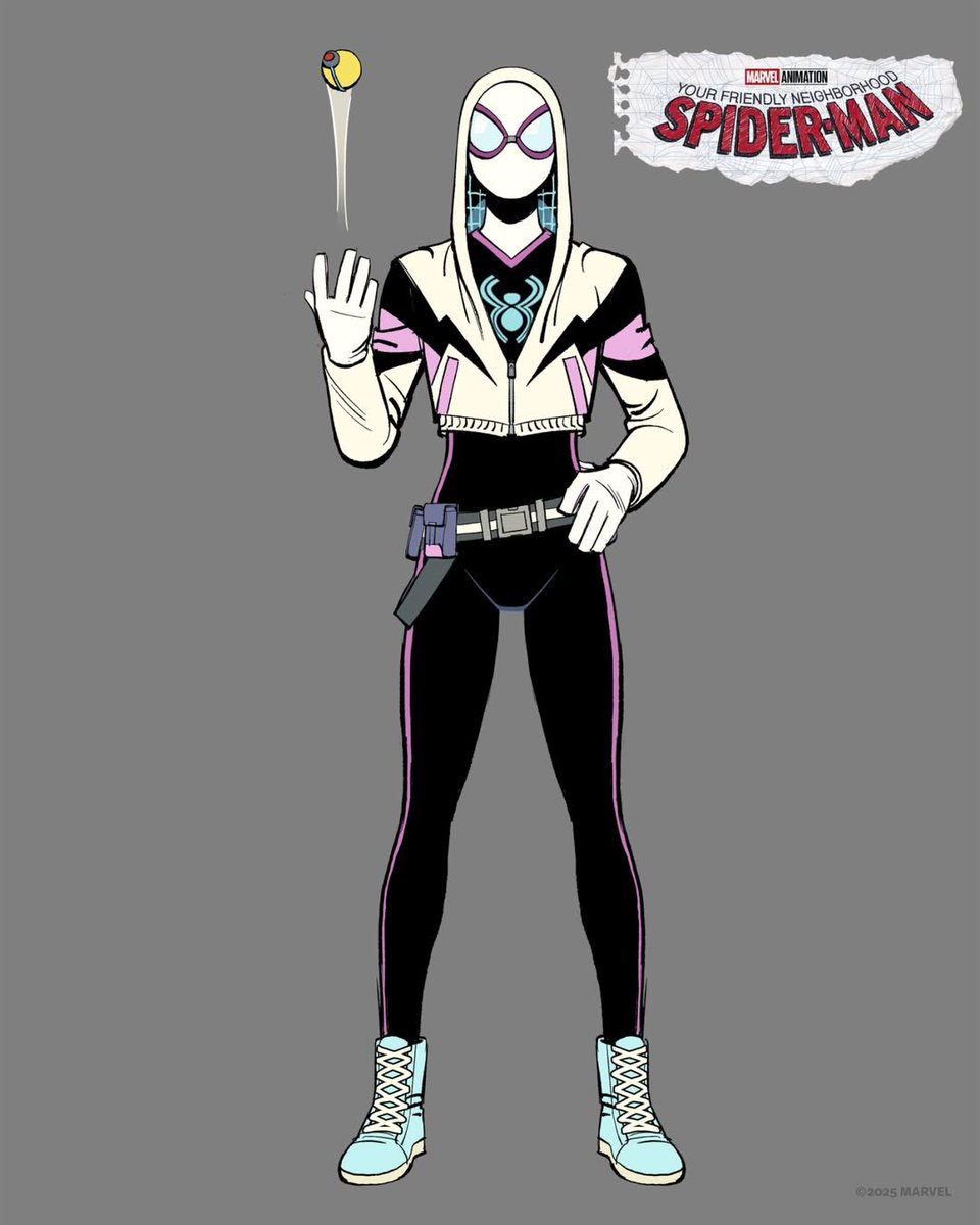 cosmic_marvel's tweet photo. First look at Gwen Stacy in ‘YOUR FRIENDLY NEIGHBORHOOD SPIDER-MAN’ Season 2. https://t.co/6xZB9orASO