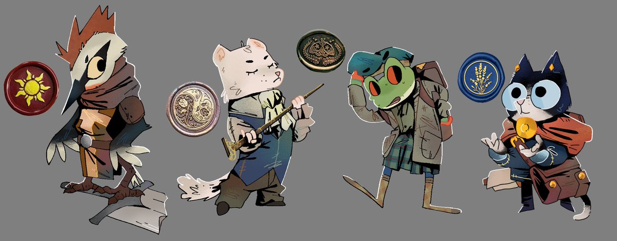 BahRats_'s tweet photo. Characters for a #Root ttrpg campaign! Great game.@LederGames #campaign #dnd #ttrpg https://t.co/XVzMzxPPxn