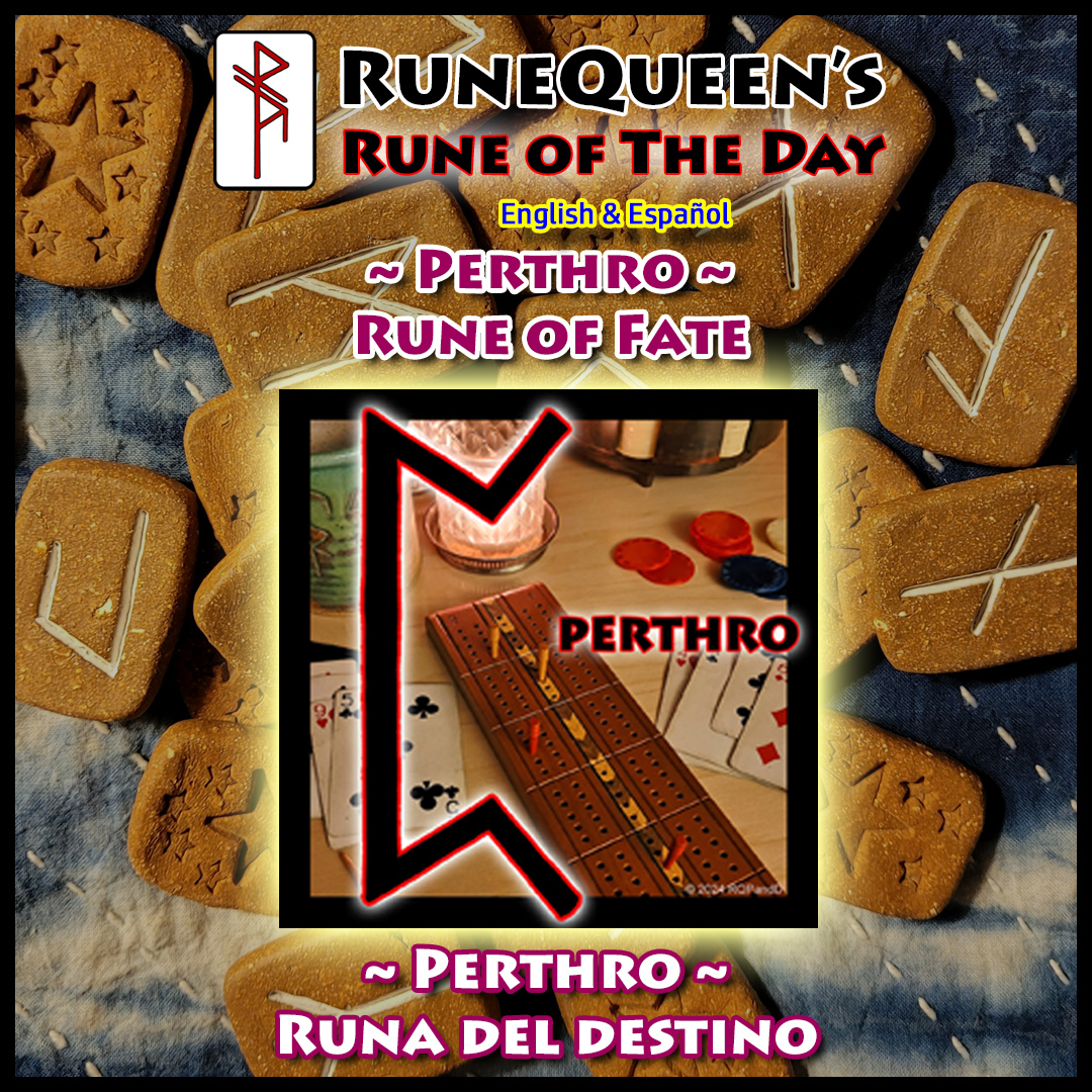 runequeen_rqefi's tweet photo. #Perthro asks you to take part in the #sacred #game of #life. This game includes #mystery & #risk, but #fun & #merriment, too. Perthro is the cup from which one drinks the ‘mead of inspiration’. Take a #chance - #trust your #intuition - connect to the #divine. #rqefi #futhark https://t.co/90WYeRBNpa