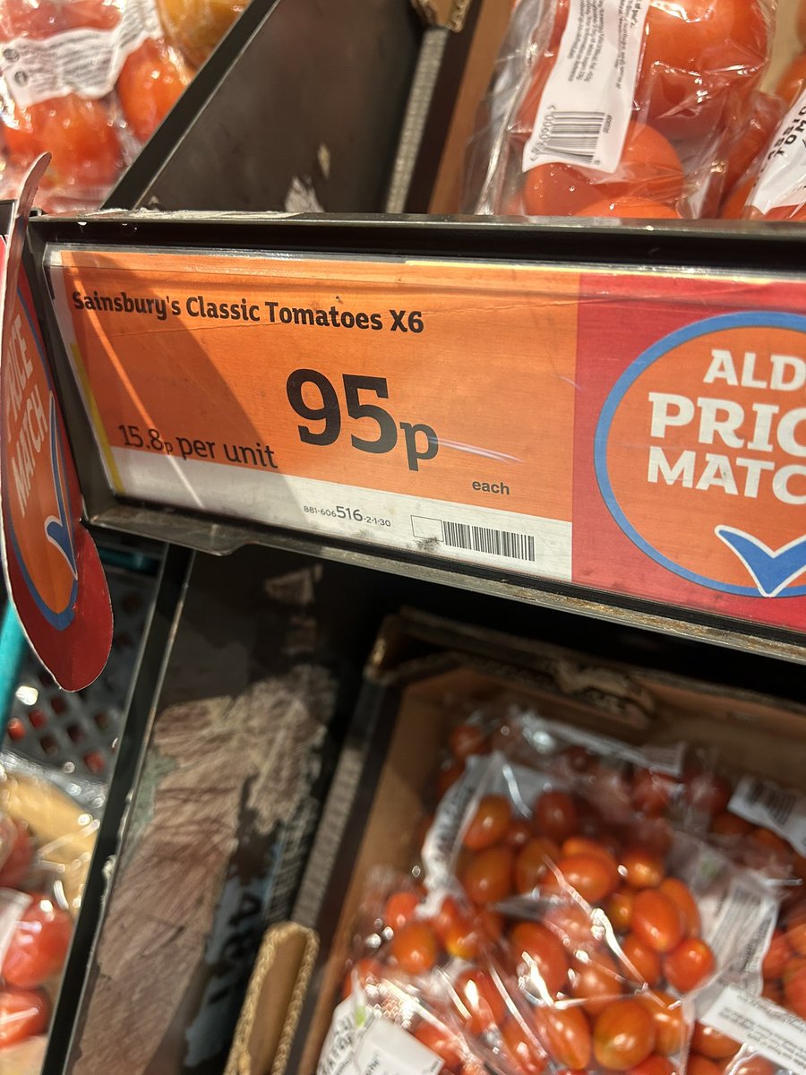 dsweets6's tweet photo. @sainsburys 

same price as Aldi eh…funny…. 

is this how youre tricking us shoppers? https://t.co/cSCYudQl5z