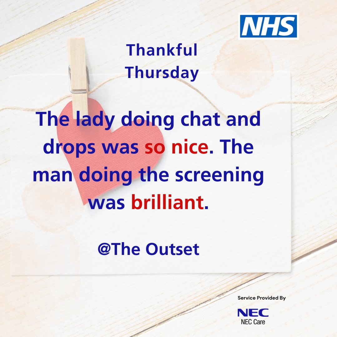 cm_neccare's tweet photo. Thankful Thursday - Thank you for your feedback!
If you would like to recognise our staff members for their great work, don't forget to nominate them for the Values In Practice (VIP) award - NEC recognition scheme. https://t.co/eYCOETPKTA
