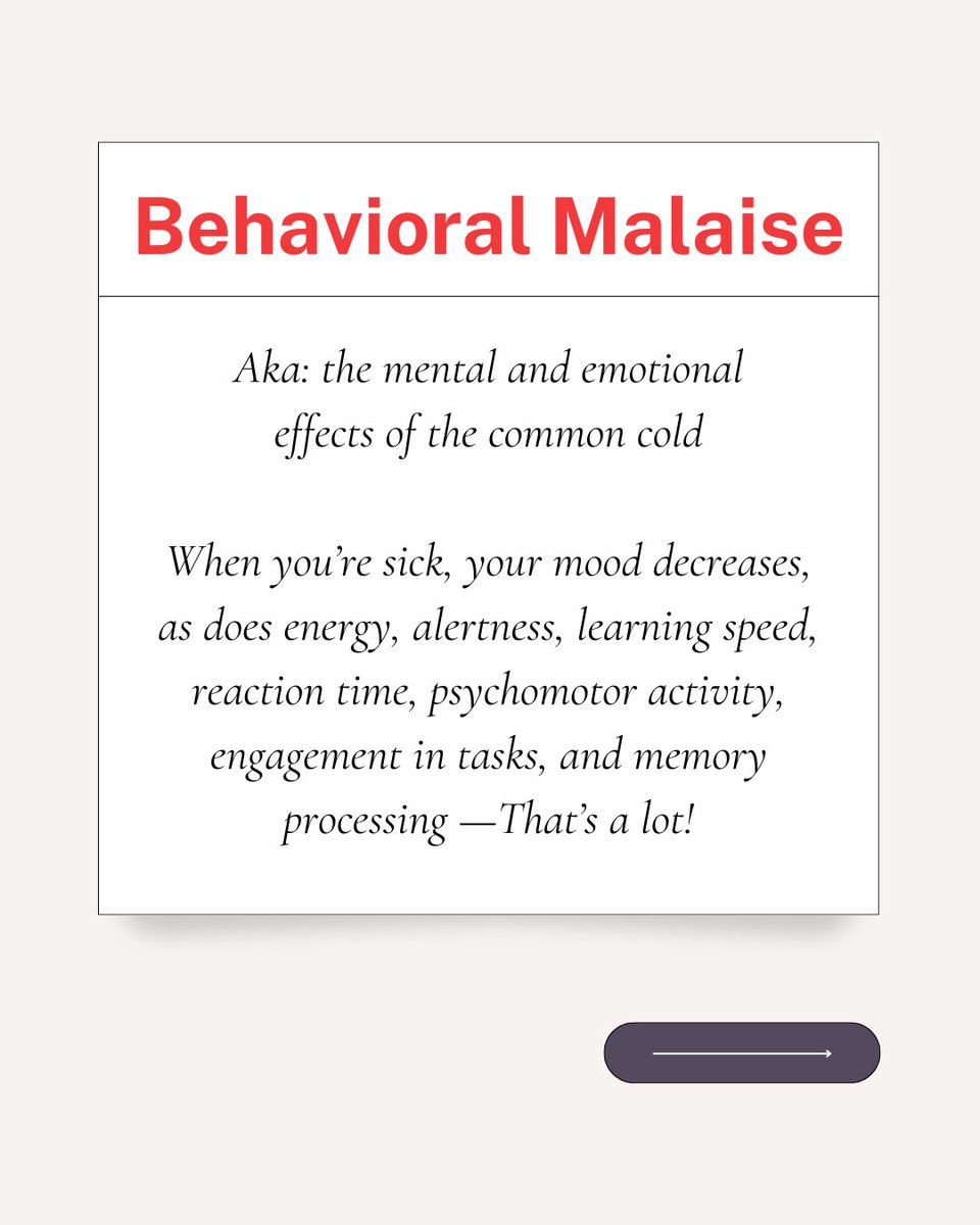 It’s that time of year again🤒⁠ While most of us know the steps to nursing our bodies back to health (Vitamin C, rest, etc.), most forget that our mental health needs just as much attention! ⁠
⁠
➡️Swipe first, then click the article to learn more!

psychologytoday.com/intl/blog/the-…⁠
⁠