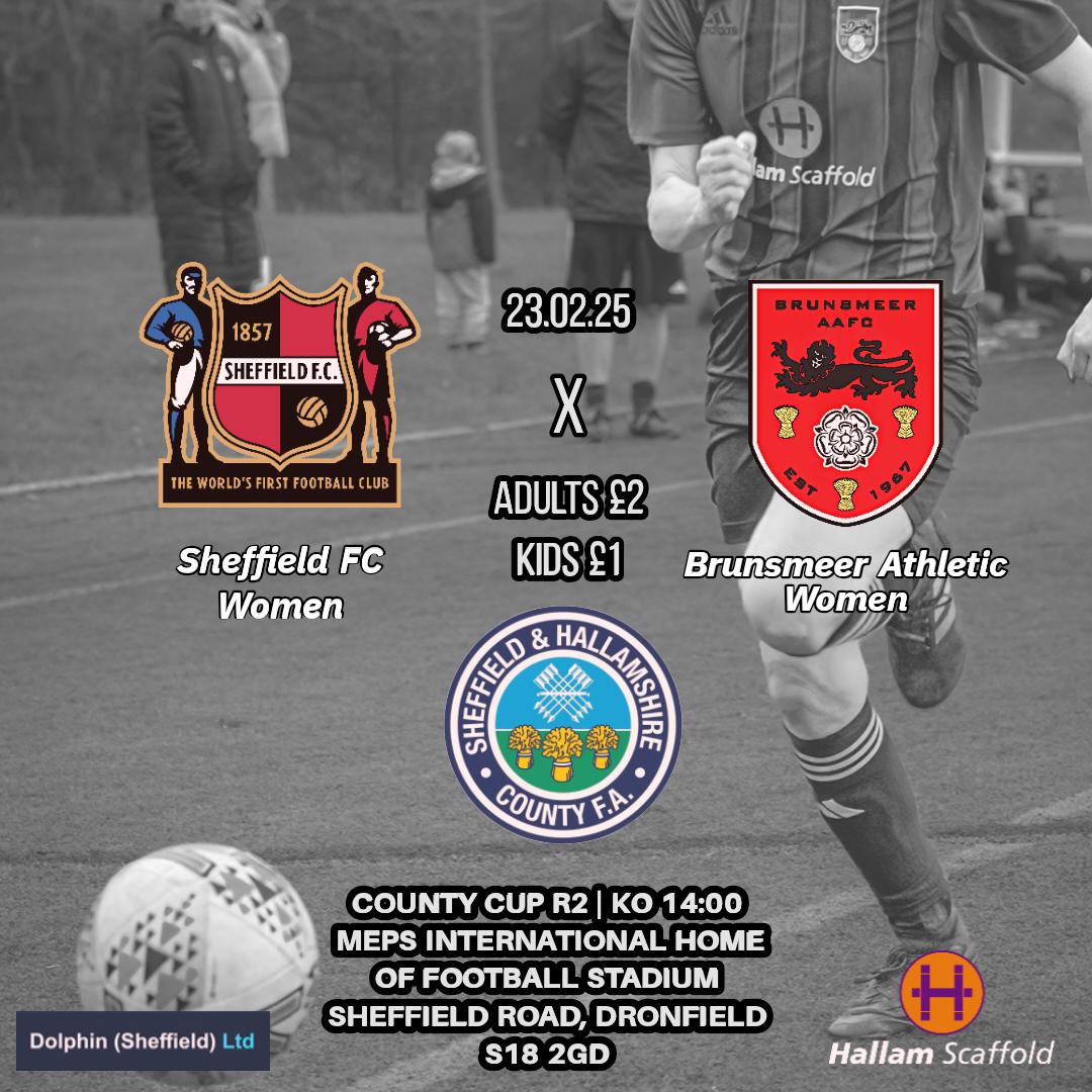 BrunsmeerAWFC's tweet photo. 🚨FIXTURE ALERT🚨
After last week's SHCFA County Cup fixture was postponed due to a waterlogged pitch, we aim to go again this weekend hoping the rain will hold off! Come along and give the team your support!
#WakaWaka #UTDAD https://t.co/iZrWodDqIb