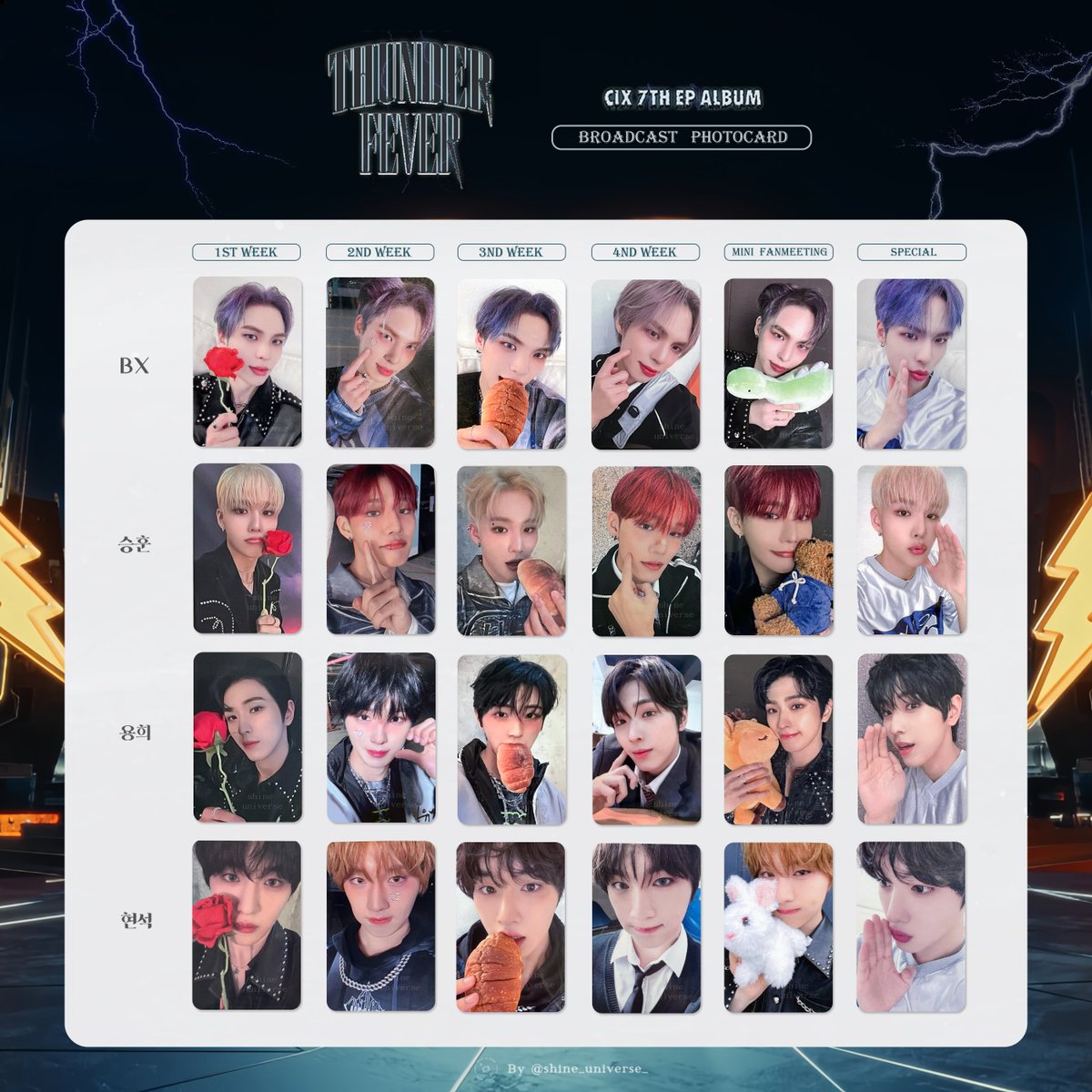 CIX BX ビョンゴン THUNDER トレカ まとめ売り CIX GO Togetherトレカ