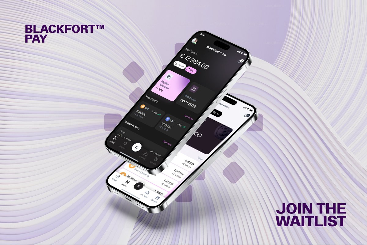 BlackfortPay's tweet photo. Whether you're buying coffee or booking a flight, frictionless payments should be a reality, not just a dream. 🚀

With BlackFort Pay, enjoy seamless, secure, and instant transactions for both personal and business accounts.

Because in the world of Web3, payments should be effortless.

Join the waitlist today: https://t.co/kANQlAUeEk

#BlackFortPay #CryptoPayments #Web3 #Blockchain