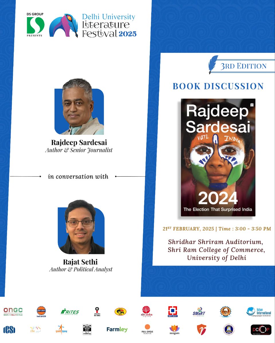 Delhi University Literature Festival tweet media