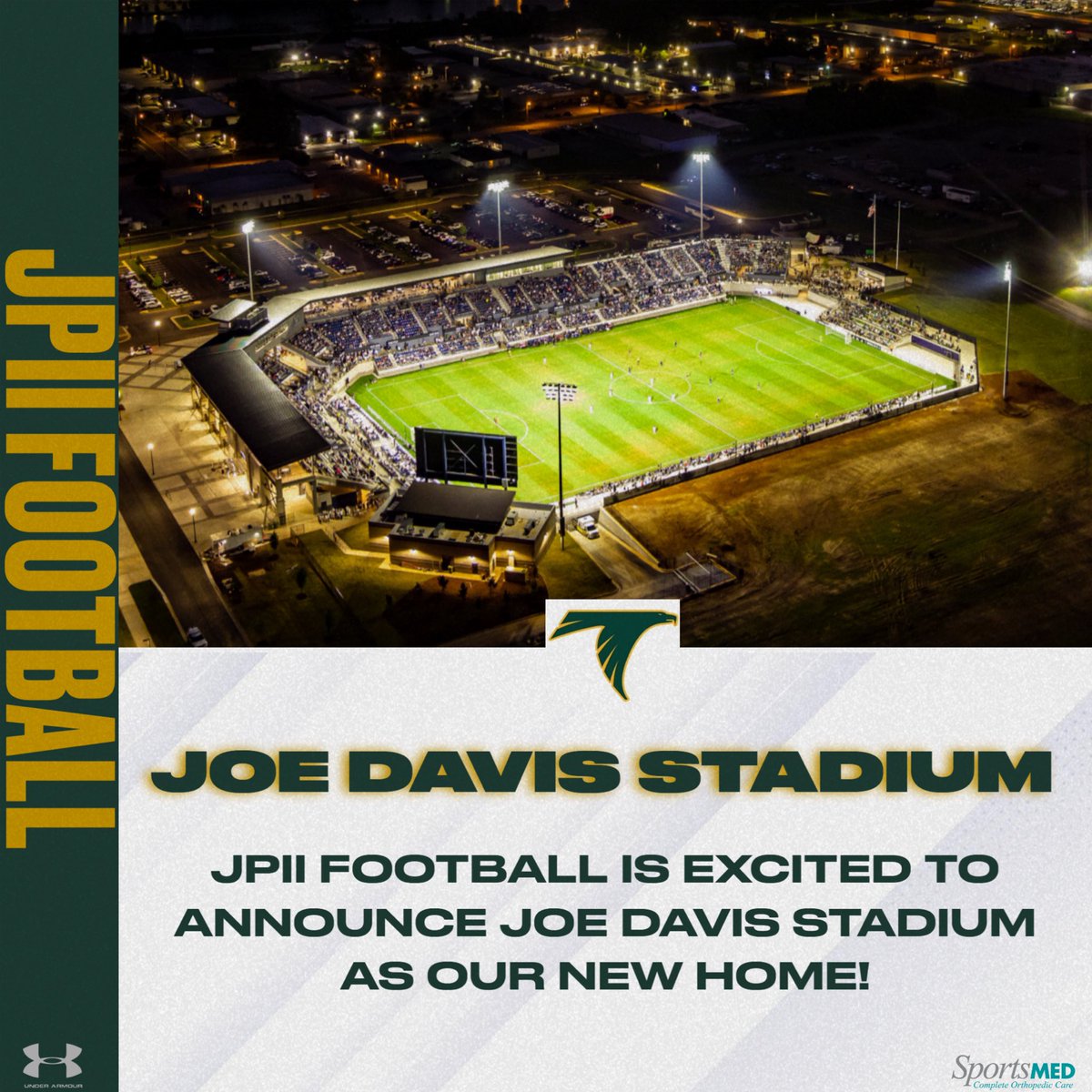 JPII Football is excited to announce that Joe Davis Stadium is our new home!
