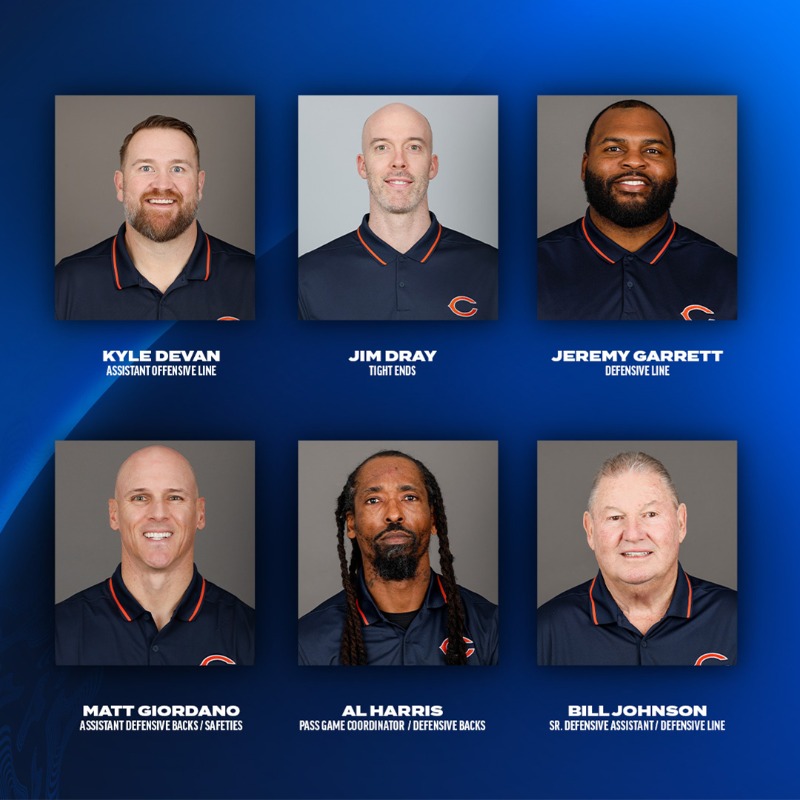 ChicagoBears's tweet photo. Our 2025 coaching staff is set