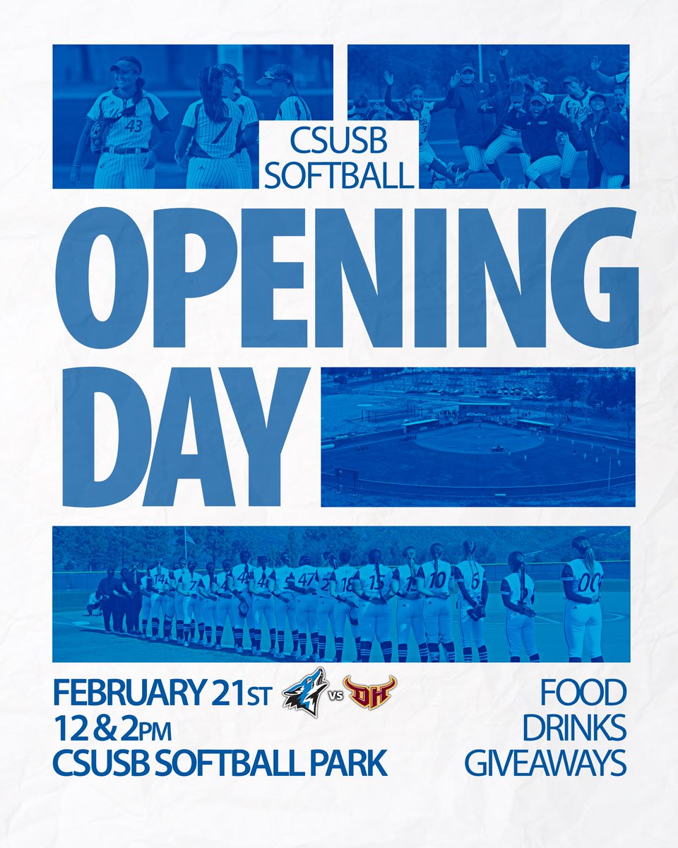 CSUSB Coyotes (@csusbathletics) on Twitter photo Join us for <a href="/CSUSB_Softball/">CSUSB Softball</a> Opening Day tomorrow! Students get free snacks, drinks, and giveaways!
#10TEAMSONEPACK Join us for <a href="/CSUSB_Softball/">CSUSB Softball</a> Opening Day tomorrow! Students get free snacks, drinks, and giveaways!
#10TEAMSONEPACK