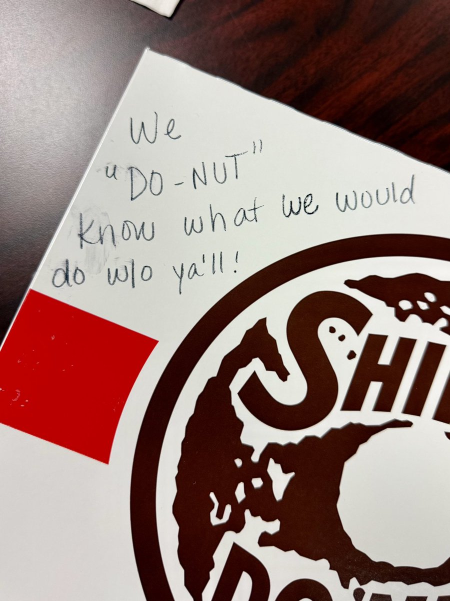 We are thankful for the partnership between our Safety and Security Team and the Behavior Intervention Team! 💙 A special shoutout to Safety and Security for surprising BIT with donuts, treats, and handwritten notes! 🍩💌 
#MISDKindIsCool #StrongerTogether