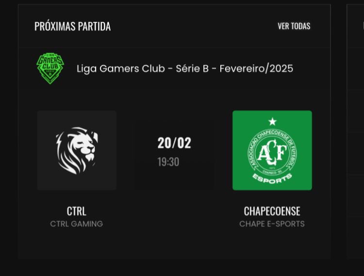 CTRL GAMING (@ctrlgaming_gg) on Twitter photo Nosso confronto de logo mais na série b da <a href="/GamersClubCS/">Gamers Club Counter-Strike</a>
Enfrentaremos a <a href="/Chapecoensegame/">Chapecoense eSports</a> as 19:30h
#GoCTRL Nosso confronto de logo mais na série b da <a href="/GamersClubCS/">Gamers Club Counter-Strike</a>
Enfrentaremos a <a href="/Chapecoensegame/">Chapecoense eSports</a> as 19:30h
#GoCTRL