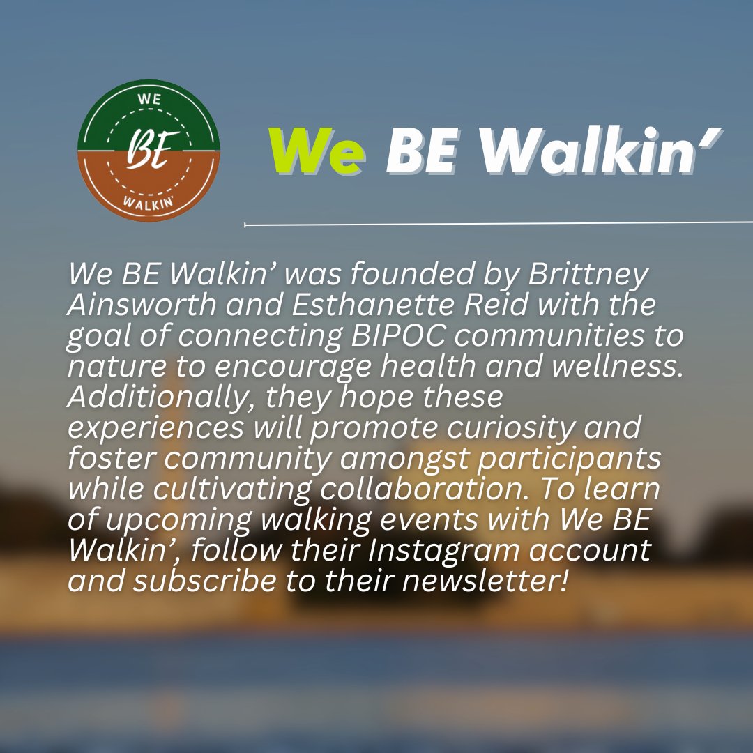 This Black History Month, we would like to highlight a few organizations here in D.C. who work to foster the relationship between Black communities and nature. Remember to follow/support these great organizations!