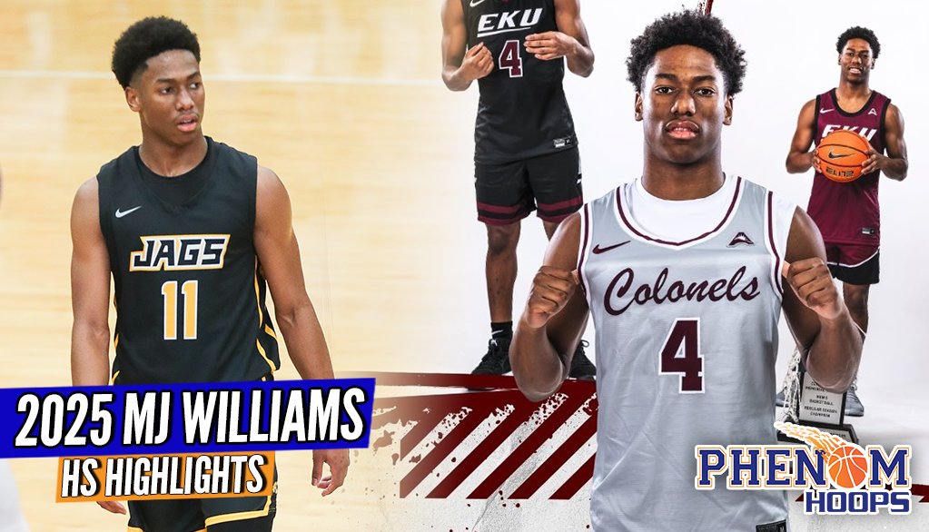 Prolific scoring guard going D1 - 2025 MJ Williams Season Highlights #PhenomHoops 

- He recently announced his commitment to Eastern Kentucky. <a href="/TheMjWilliams2/">MJ Williams</a> <a href="/FCHSsportsJags/">FCHS sports</a>

Video Highlights: youtube.com/watch?v=AZUCy-…