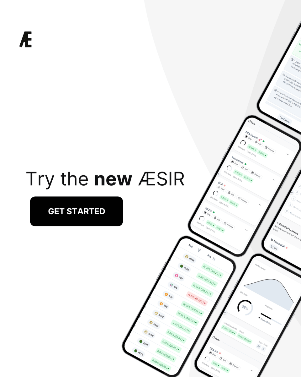 aesircrypto's tweet photo. The wait is over, we just shipped a massive update to our crypto trading bot platform! 🚀

Enjoy a more robust UI, better reporting more tools to dominate the market with the new and improved Aesir! 

https://t.co/tOZkuUeUPt https://t.co/9NSm47oxlt