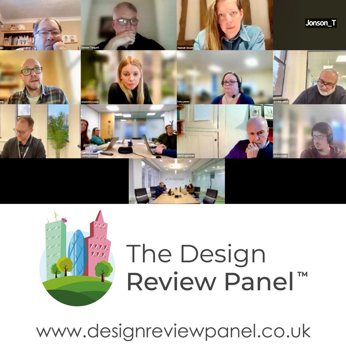 JB_RIBA's tweet photo. Thanks to Andy Robbins for chairing a productive #designreviewpanel session for a major housing project in #Herefordshire. Grateful to volunteer Panel members John Armstrong, @Hannah_Smart_ , Tom Jonson, &amp; Damian Tungatt for their insights. #designreview https://t.co/7rwq44cP8a