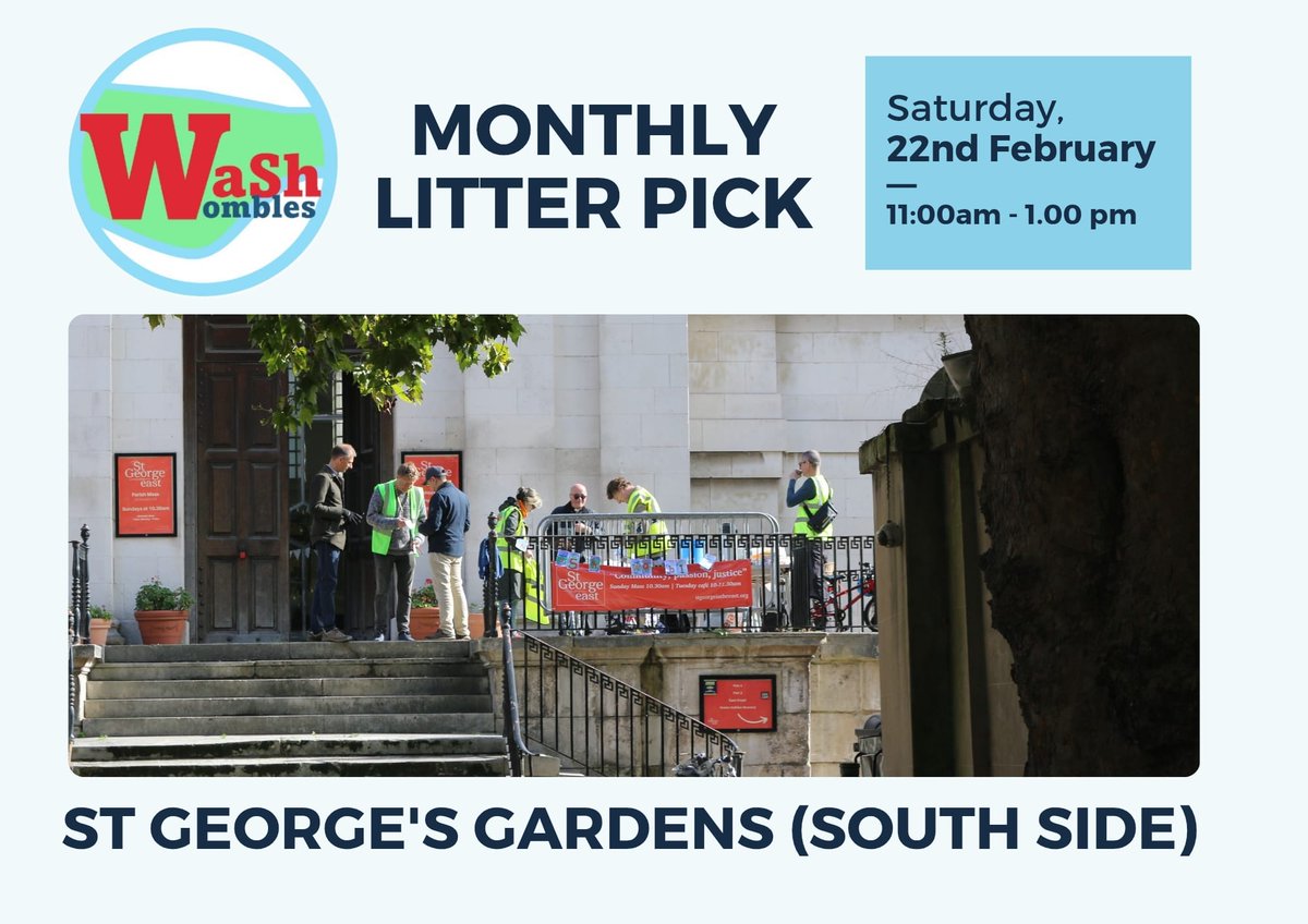 Don't grumble, Womble, this Saturday in Shadwell