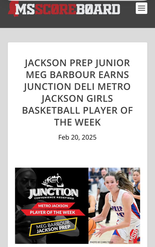 SR1 All-Stars (@sr1allstars) on Twitter photo Congrats <a href="/megbarbour_/">Meg Barbour</a> of <a href="/JPGirlsBB/">Jackson Prep Girls Basketball</a> on a great season. It’s not over until Overall is complete! #GoMeg 🤟🏾⛹🏼♀️🏆🏆
<a href="/ATTABBall/">Coach Alex Thompson</a> <a href="/evgeeker/">Coach EV</a> <a href="/SamPurcellMSU/">Sam Purcell</a> <a href="/CoachYo25/">Yolisha Jackson</a> <a href="/WorldExposureWB/">World Exposure Report Women’s Basketball</a> <a href="/MSPLAYSPORTS1/">MS PLAY SPORTS</a> <a href="/LATechWBB/">Lady Techsters</a> @UHCoachTai <a href="/CoachAdamsMGCCC/">Hope Adams</a> Congrats <a href="/megbarbour_/">Meg Barbour</a> of <a href="/JPGirlsBB/">Jackson Prep Girls Basketball</a> on a great season. It’s not over until Overall is complete! #GoMeg 🤟🏾⛹🏼♀️🏆🏆
<a href="/ATTABBall/">Coach Alex Thompson</a> <a href="/evgeeker/">Coach EV</a> <a href="/SamPurcellMSU/">Sam Purcell</a> <a href="/CoachYo25/">Yolisha Jackson</a> <a href="/WorldExposureWB/">World Exposure Report Women’s Basketball</a> <a href="/MSPLAYSPORTS1/">MS PLAY SPORTS</a> <a href="/LATechWBB/">Lady Techsters</a> @UHCoachTai <a href="/CoachAdamsMGCCC/">Hope Adams</a>