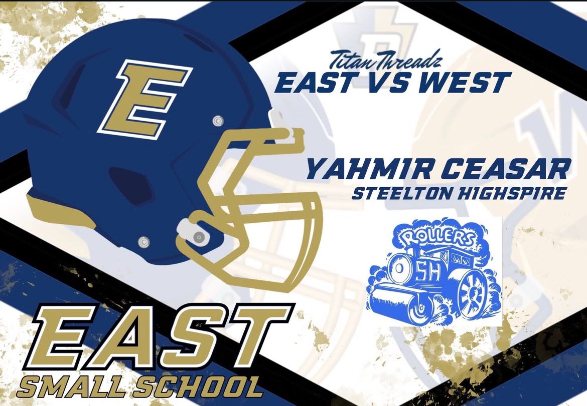 Yahmir “the seatbelt” ceasar (@yahmir22) on Twitter photo Blessed to say I have been picked to play in the psfca East and west all star game! <a href="/SteeltonRoller/">Steelton-Highspire Roller Football 🏈</a> <a href="/AndrewErby/">Andrew Erby</a> <a href="/CoachWeaverAC/">Coach Weaver-Albright College HFC</a> Blessed to say I have been picked to play in the psfca East and west all star game! <a href="/SteeltonRoller/">Steelton-Highspire Roller Football 🏈</a> <a href="/AndrewErby/">Andrew Erby</a> <a href="/CoachWeaverAC/">Coach Weaver-Albright College HFC</a>