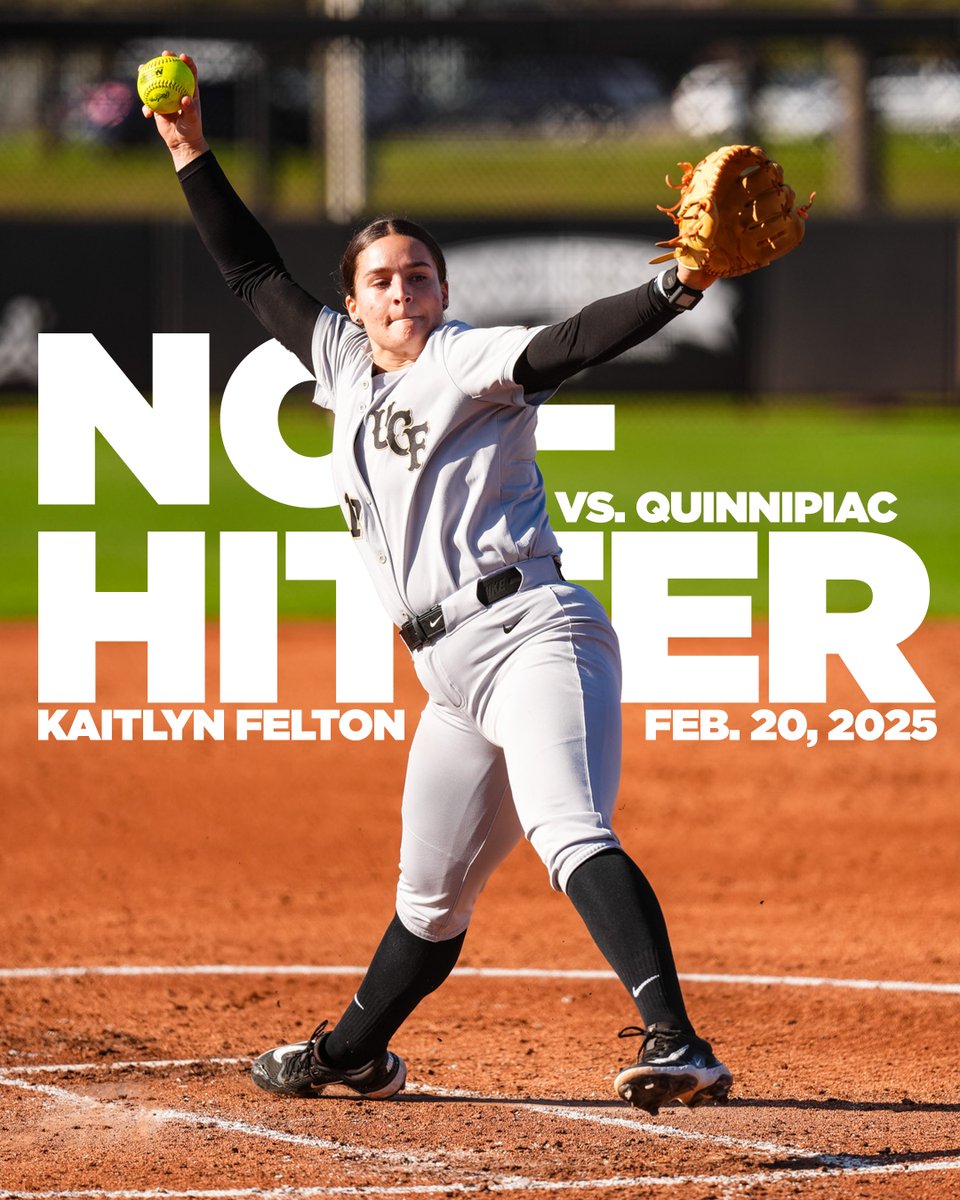 KAITLYN'S DONE IT! SHE THROWS HER FIRST NO-HITTER AND THE 25th IN PROGRAM HISTORY!!