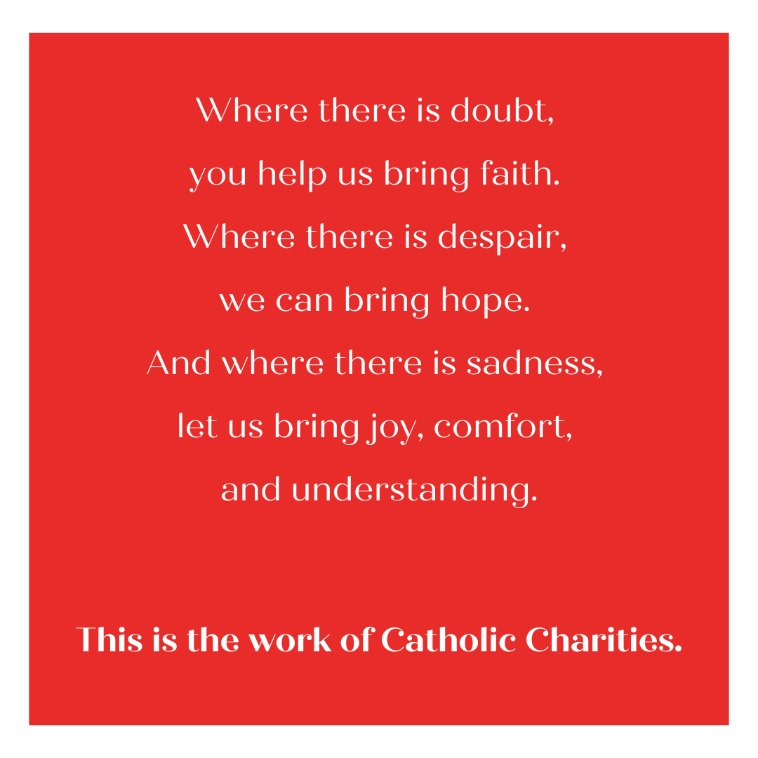 CatholicCommCLE's tweet image. Did you know that Catholic Charities provides peace to nearly 400,000 of our neighbors at more than 60 locations throughout Northeast Ohio? Text CCHOPE to 41444 to give today! ⁣⁣⁣⁣
.⁣⁣⁣⁣
.⁣⁣⁣⁣
.⁣⁣⁣⁣
#2025Appeal #MakemeaChannelofyourPeace #CatholicCharities
