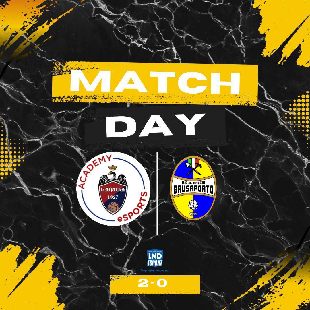 Academy L'Aquila eSports (@hdemyaqesports) on Twitter photo ๐Full Time
๐| <a href="/LNDEsport1/">LND Esport</a>
๐| #brusaporto
๐ โ
2-0
โฝ๏ธ <a href="/__Ceek__/">Francesco</a>
โฝ๏ธ <a href="/TheAlexGaming7/">๐๐๐ฆ ๐๐ฅ๐๐ฒ๐๐ซ</a>
๐ <a href="/il_pex/">Il_Pex</a>
๐ <a href="/CrYsl10l/">CRYS</a>
๐๏ธ <a href="/il_pex/">Il_Pex</a> ๐Full Time
๐| <a href="/LNDEsport1/">LND Esport</a>
๐| #brusaporto
๐ โ
2-0
โฝ๏ธ <a href="/__Ceek__/">Francesco</a>
โฝ๏ธ <a href="/TheAlexGaming7/">๐๐๐ฆ ๐๐ฅ๐๐ฒ๐๐ซ</a>
๐ <a href="/il_pex/">Il_Pex</a>
๐ <a href="/CrYsl10l/">CRYS</a>
๐๏ธ <a href="/il_pex/">Il_Pex</a>