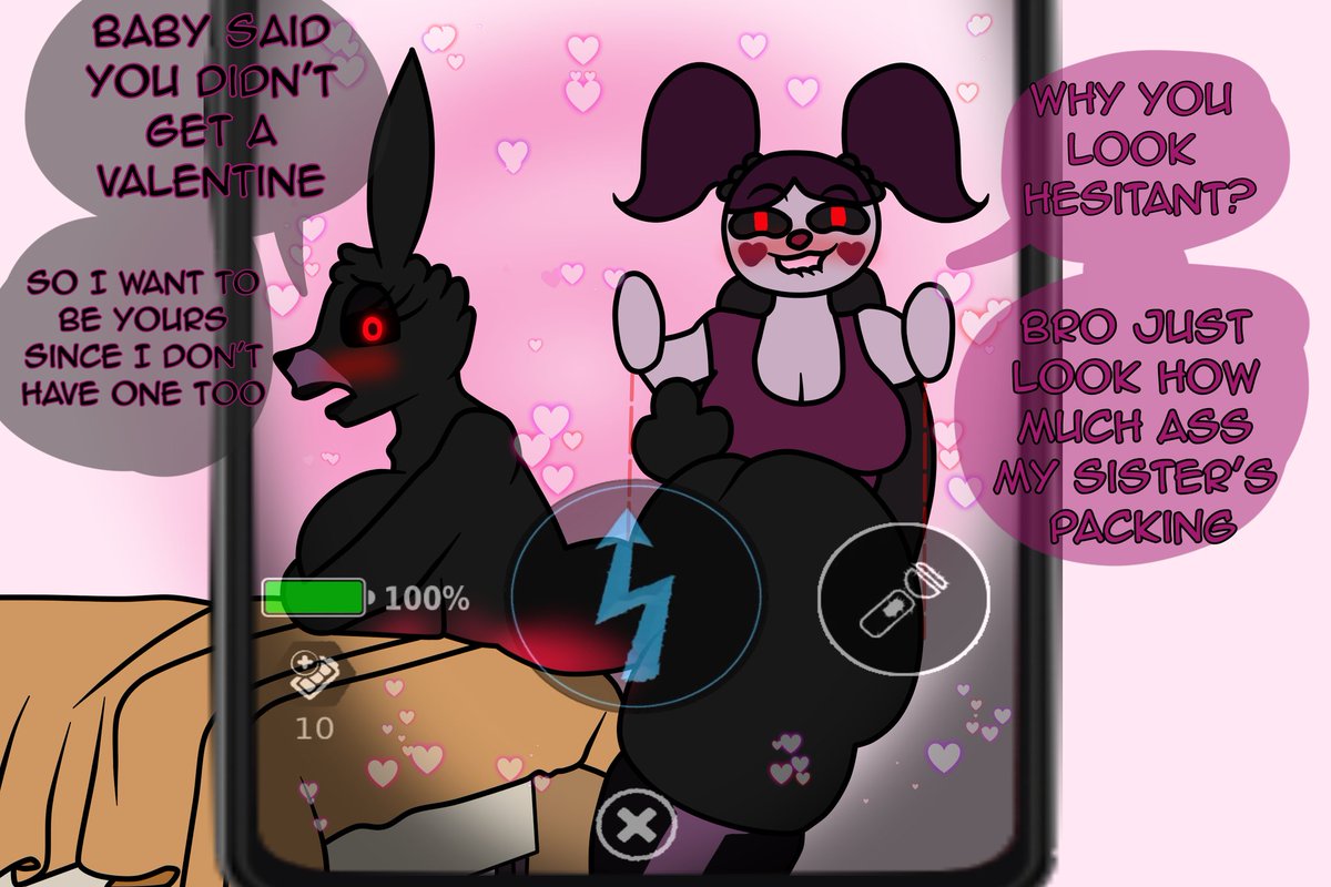 Baby is the best wingman 

My piece for the art pack 
#fnafnsfw #fnafrule34 #fnafr34 #fnafporn #fnaflewd #nsfw