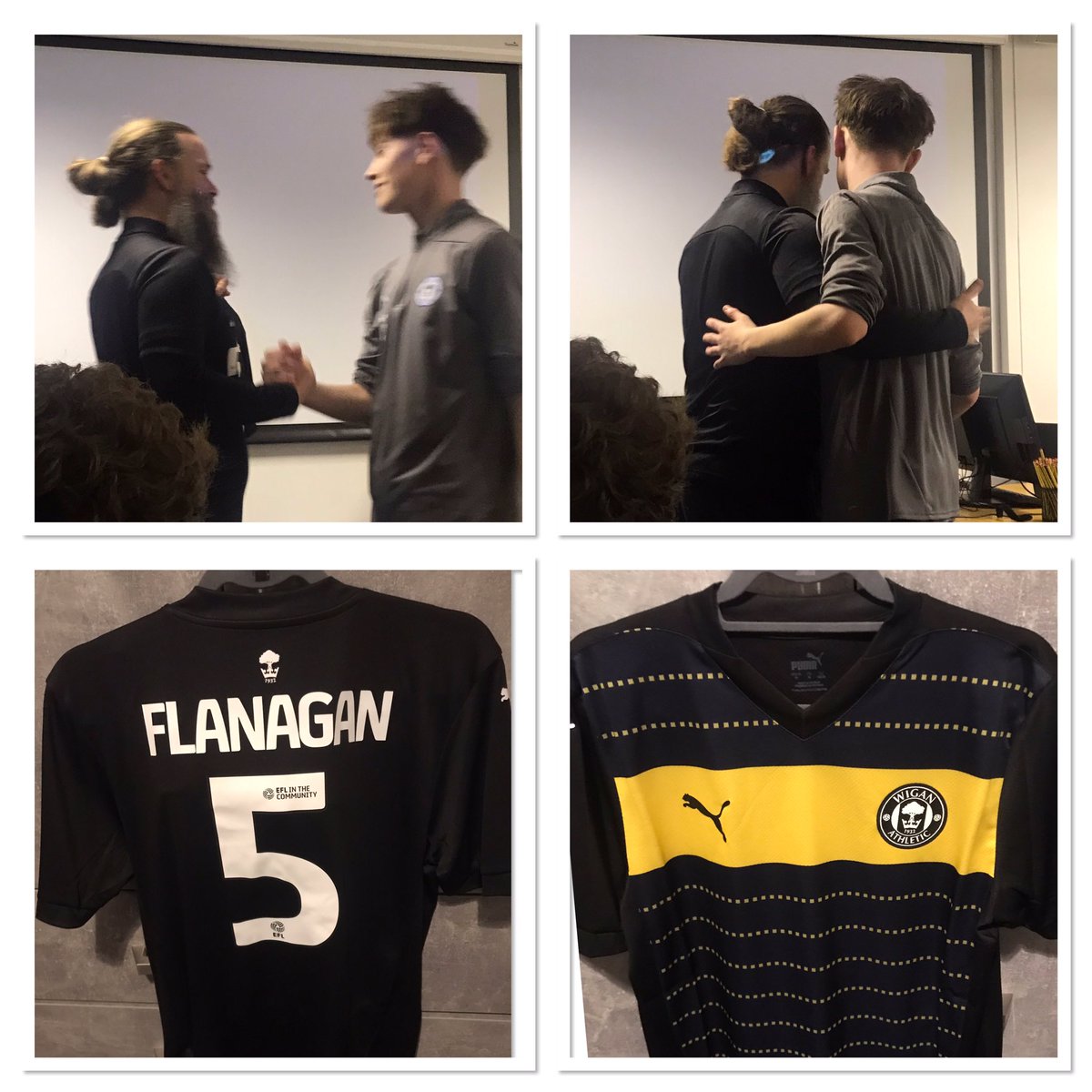 Representing Wigan in Barcelona next week! Playing some top teams! Go on Callum 💙⚽️