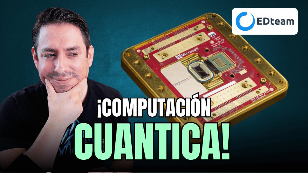 🔴 ¡Ya estamos en vivo!
💻 Microsoft sorprende con su nuevo chip cuántico Majorana 1.
¿Estamos ante una revolución en la computación cuántica? 🤯
Únete ahora y descúbrelo: youtube.com/live/udmAS5fML…

#EDchismes #ComputaciónCuántica #Microsoft #Majorana1