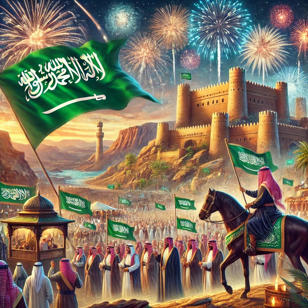 انها ايام سعيدة 
وطن ومجد 
والحمد لله