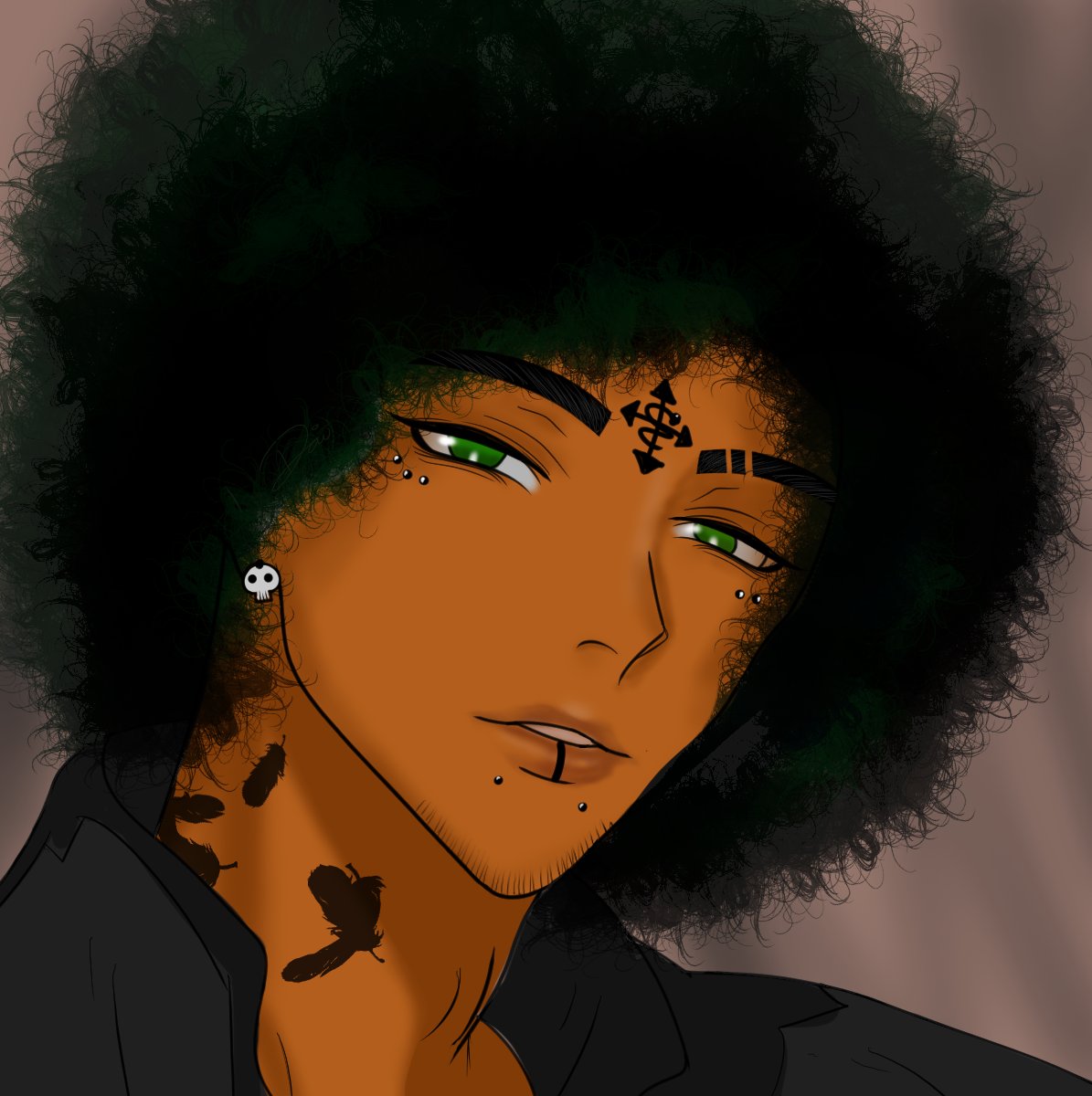 KishinShinobi's tweet image. It's BHM Day 20 now and our pick for today is @Loc_Rocker! He's been supportive to vtubers especially black vtubers for years and has not only picked up streaming but also started to pick up a design as well! We love to convert out here.😌He plays a ton of games and loves horror!