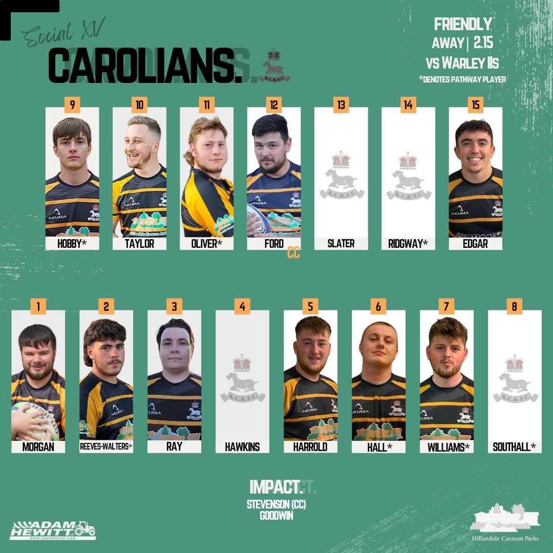 A Social XV taking to the tarmac as they face Warley 2nd XV in a friendly.

The 2XV were due to face Erdington in the North Mids Vase however have been awarded a walkover, so the mighty 2s progress to the Quarter Finals in April.

#BecomeACarolian